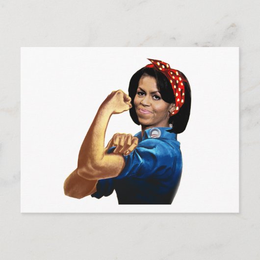 MICHELLE THE RIVETER POSTKARTE (Vorderseite)