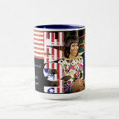 Michelle u. Barack Obama machten bereits Amerika Tasse (Zentrum)