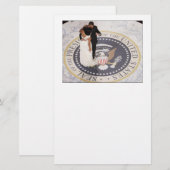 Michelle und Barack Obama Briefpapier (Vorne/Hinten)