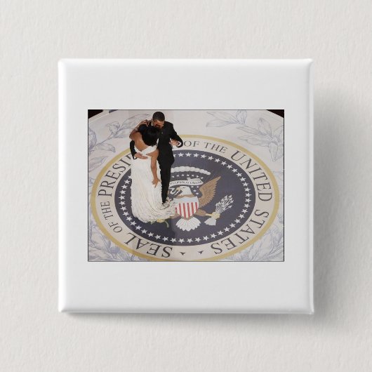 Michelle und Barack Obama Button (Vorderseite)