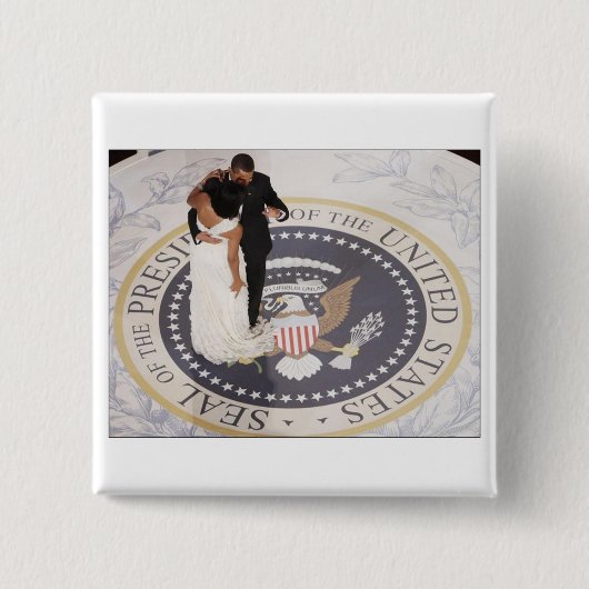 Michelle und Barack Obama Button (Vorderseite)
