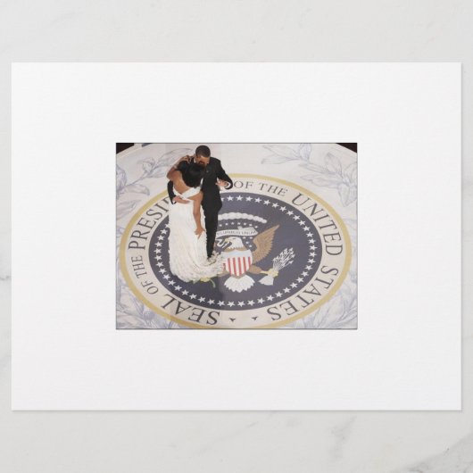 Michelle und Barack Obama Flyer (Vorne)