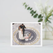 Michelle und Barack Obama Postkarte (Stehend Vorderseite)