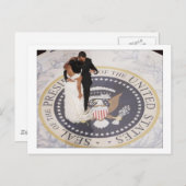 Michelle und Barack Obama Postkarte (Vorne/Hinten)