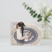 Michelle und Barack Obama Postkarte (Stehend Vorderseite)