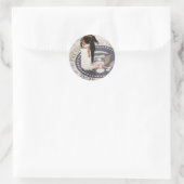 Michelle und Barack Obama Runder Aufkleber (Tasche)