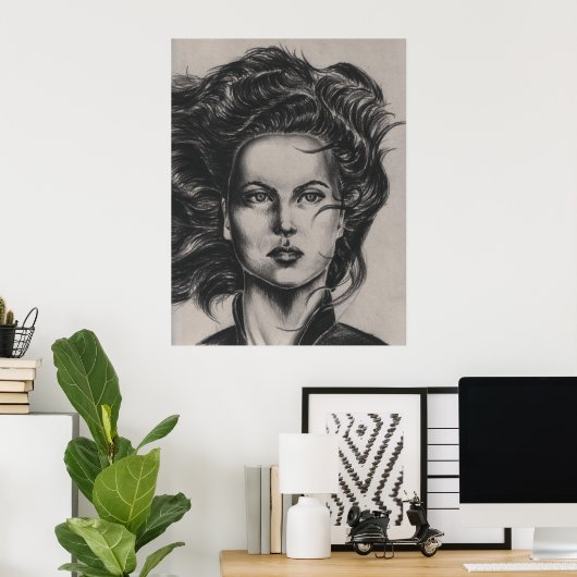 Michelle Weldy: Unbenannt #6 Poster (Heimbüro)