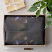 Michelles flatternder Mond, farbenfroher Moth Seidenpapier (Geschenk)