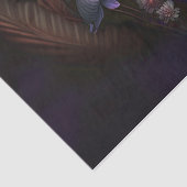 Michelles flatternder Mond, farbenfroher Moth Seidenpapier (Detail)