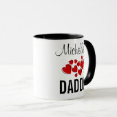 Michelle's [Name ändern] Daddy-Tasse Tasse (VorderseiteRechts)