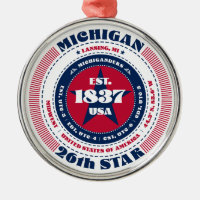 Michigan 26. Staat Weihnachtsschmuck