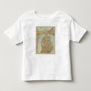 Michigan 3 kleinkind t-shirt