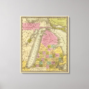 Michigan 4 leinwanddruck