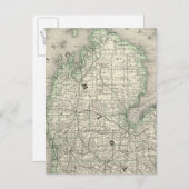 Michigan 8 postkarte (Vorne/Hinten)