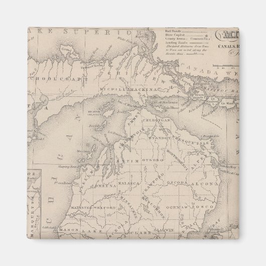 Michigan 9 magnet (Vorne)