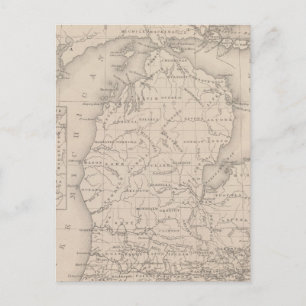 Michigan 9 postkarte