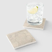 Michigan 9 steinuntersetzer (Seitenansicht)