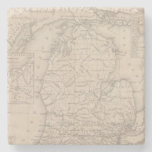 Michigan 9 steinuntersetzer