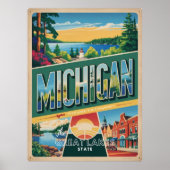 Michigan Adventures: Große Seen Bezaubernd Poster (Vorne)