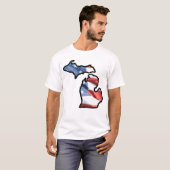 MICHIGAN ALL-AMERIKANISCHER T - SHIRT (Vorne ganz)
