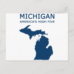 Michigan. Amerikas Fünf Hochgläubige Postkarte