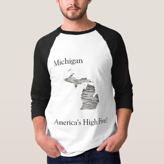 Michigan - Amerikas großer fünf T - Shirt (Vorderseite)