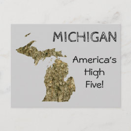 Michigan - Amerikas "High Five Postcard" Postkarte