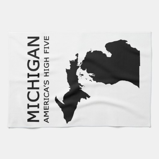 Michigan. Amerikas hohe fünf Handtuch (Horizontal)