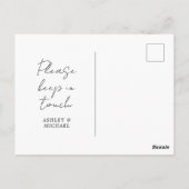 MICHIGAN | Änderung unserer Adresse Postkarte (Rückseite)