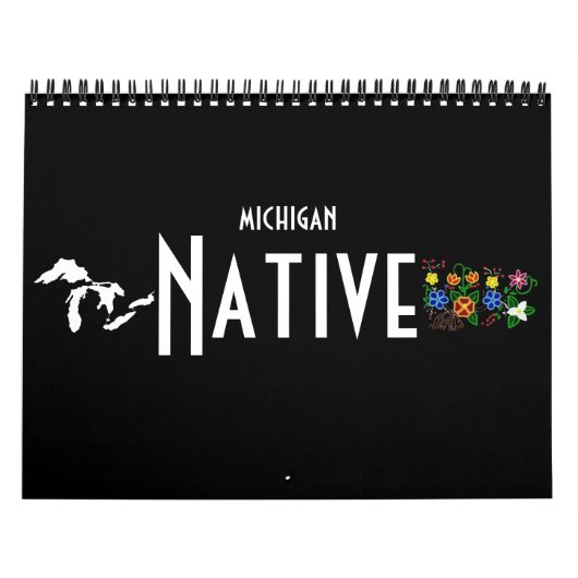 Michigan Anishinaabee Indianischer Kalender (Titelbild)