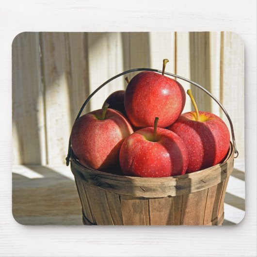 Michigan Äpfel in Basket Mousepad (Vorne)