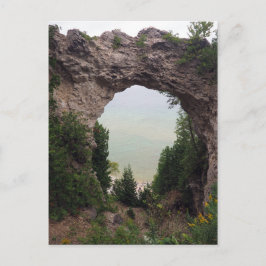 Michigan Arch Rock Geology Foto Postkarte