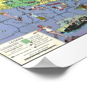 Michigan Area 1935 Pictorial Map Poster (Ecke)