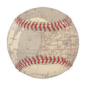 Michigan Atlas Map Baseball (Rückseite)