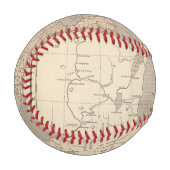 Michigan Atlas Map Baseball (Vorderseite Links)