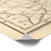 Michigan Atlas Map Poster (Ecke)