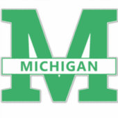 Michigan Aufkleber (Vorderseite)