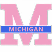 Michigan Aufkleber (Vorderseite)