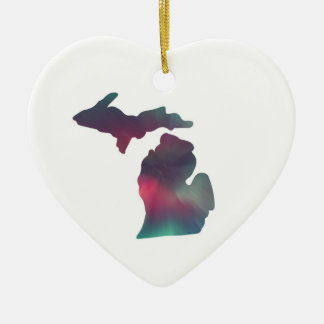 Michigan Aurora Weihnachten Keramik Ornament