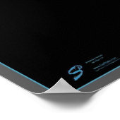 Michigan aus dem Satellitenposter Poster (Ecke)