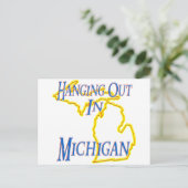 Michigan - Ausgehen Postkarte (Stehend Vorderseite)