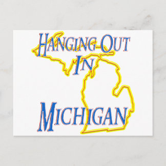 Michigan - Ausgehen Postkarte