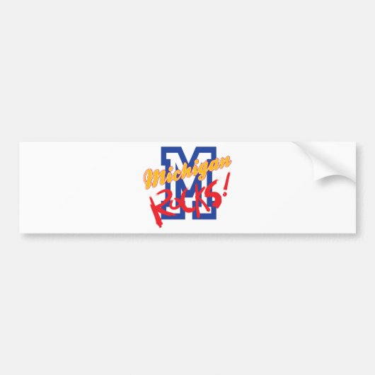 Michigan Autoaufkleber (Vorne)