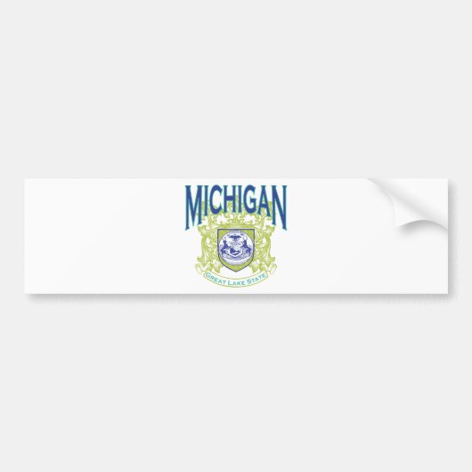 Michigan Autoaufkleber (Vorne)
