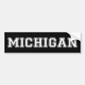 Michigan Autoaufkleber (Vorne)