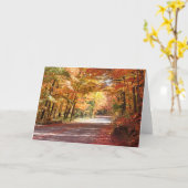 Michigan Autumn Karte (Gelbe Blume)