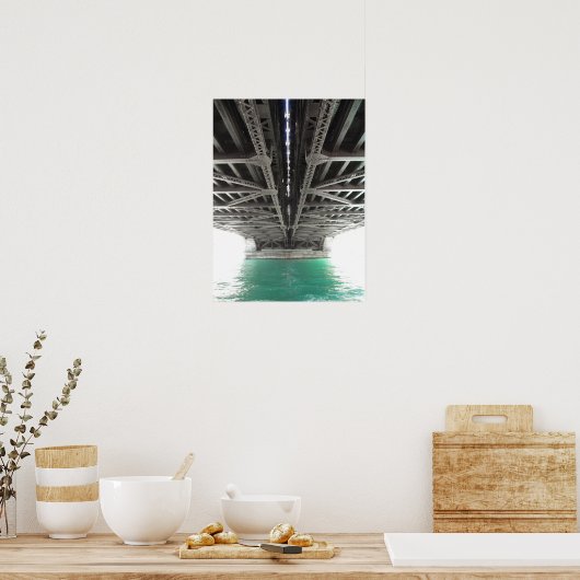 Michigan Ave Bridge Poster (Küche)