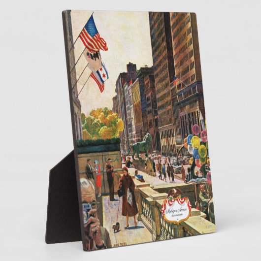 Michigan Avenue, Chicago von John Falter Fotoplatte (Seite)