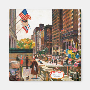 Michigan Avenue, Chicago von John Falter Magnet