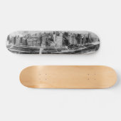 Michigan Avenue in Chicago 1911 Skateboard (Horizontal)